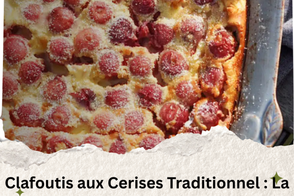 Clafoutis aux cerises : la recette facile et traditionnelle