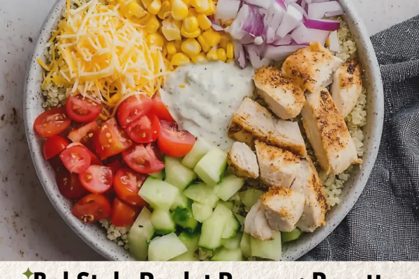 bol style poulet rouge: rapide, équilibré et gourmand